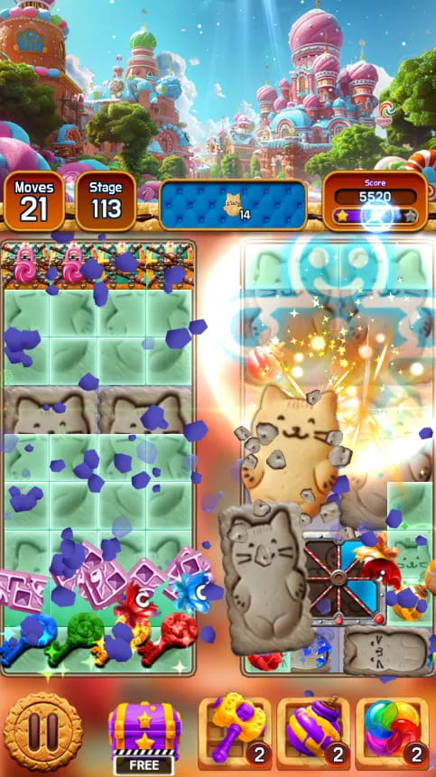 Sweet Candy World gameplay screenshot 2